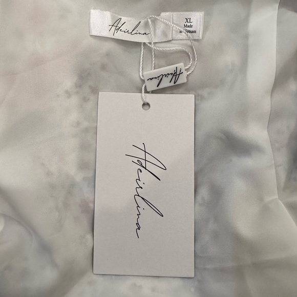 NWT Adeirlina VINES IN MY YARD Tie Strap Floral Midi Dress Size XL - Picture 12 of 13